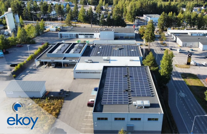 EIno Korhonen OY factory drone picture